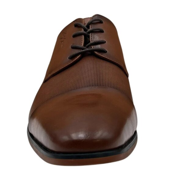 Tommy Hilfiger Sheldon Men\'s Oxford Dress Shoes Size 11‎ Brown Lace-Up Cap Toe main image 9
